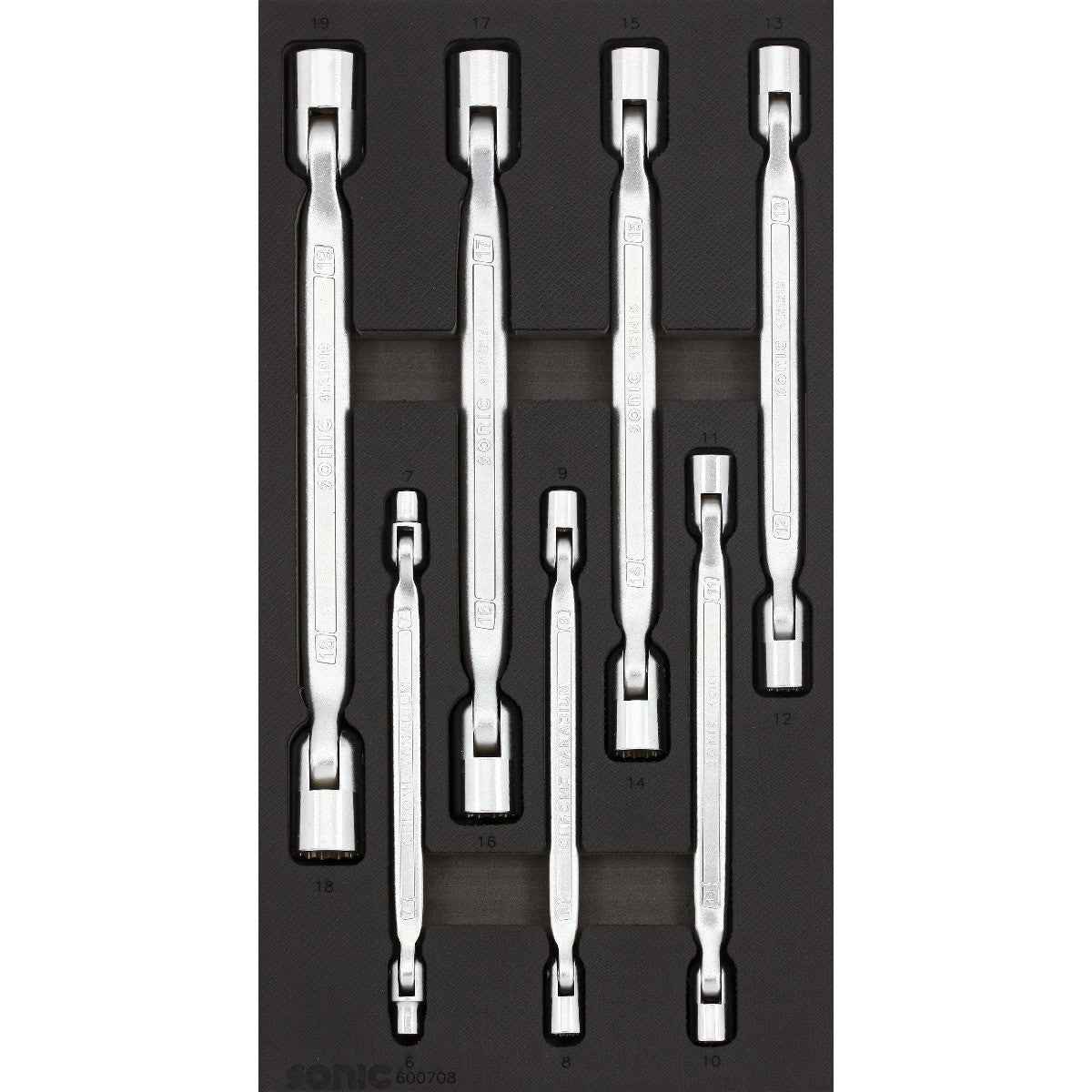 Sonic Tools - Metric Hinged Socket Wrench Set, 7-PCS - SMALL SFS