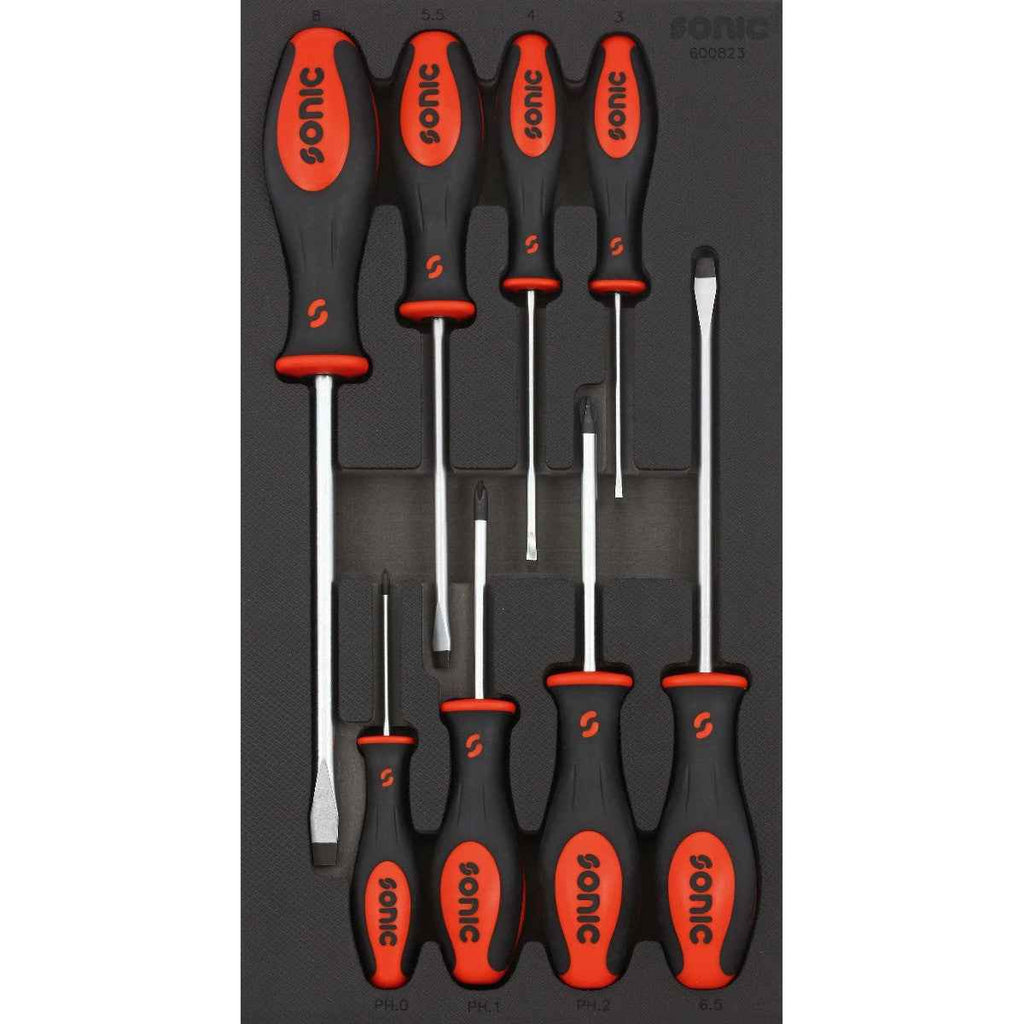 Sonic Tools - Screwdriver Set, 8-PCS - SMALL SFS