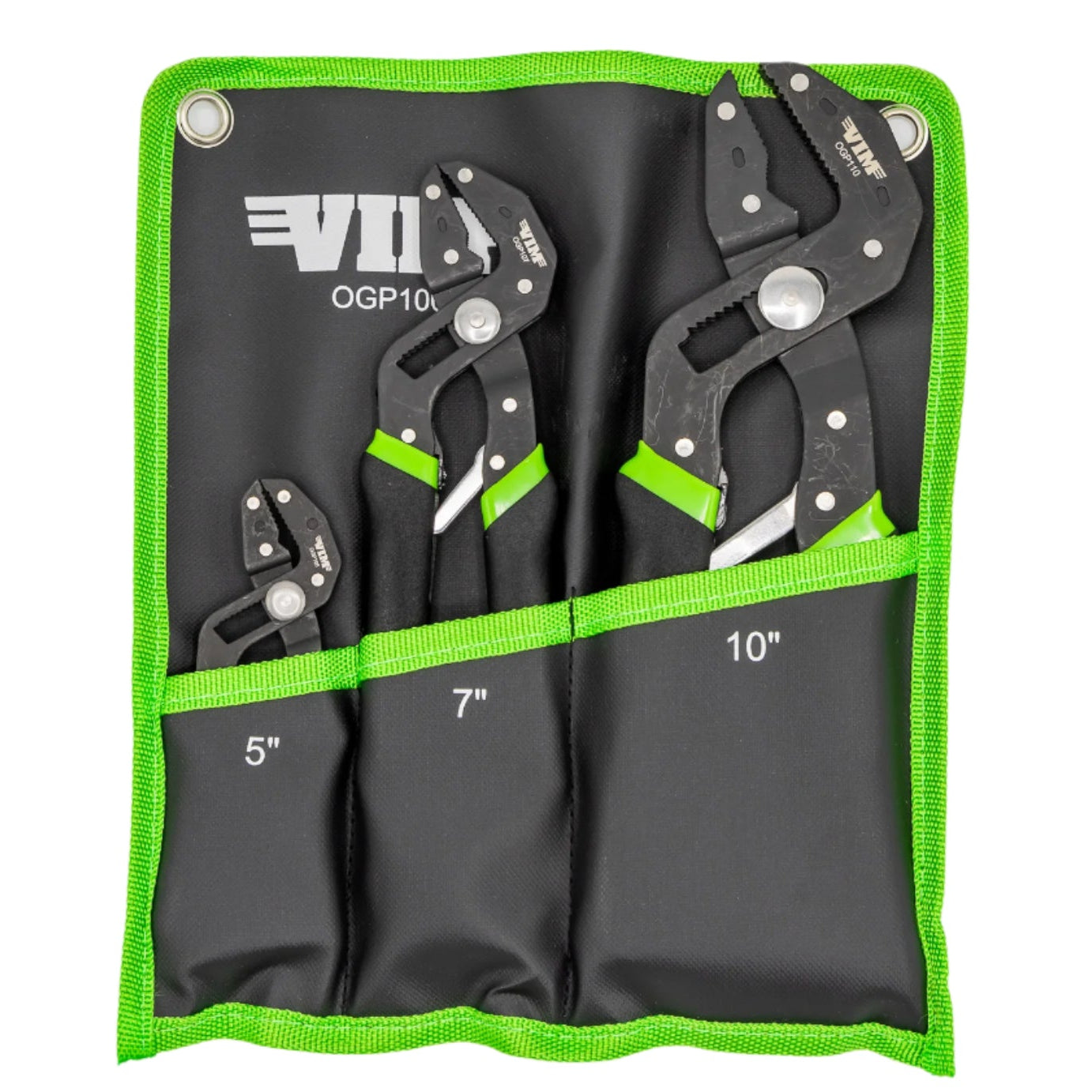VIM Tools - 3 PC. ORCA GRIP AUTO ADJUSTING PLIER SET