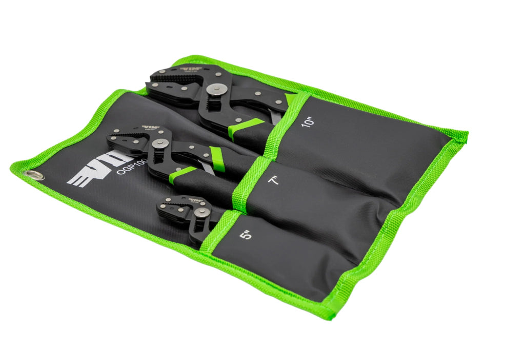 VIM Tools - 3 PC. ORCA GRIP AUTO ADJUSTING PLIER SET