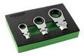 3pc DUAL DRIVE FLEX RATCHETING ATTACHMENT SET - DDFRA100