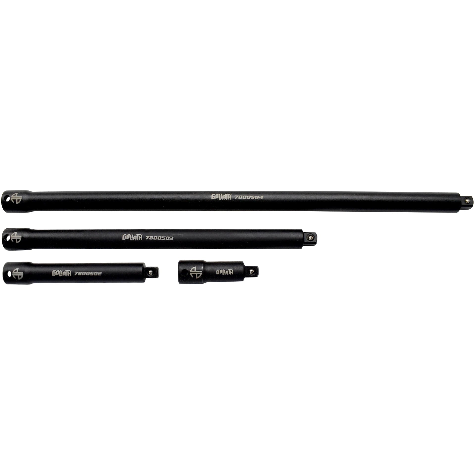4-Piece 3/8″ Drive Goliath Torque-Saver Impact Extension Bar Set