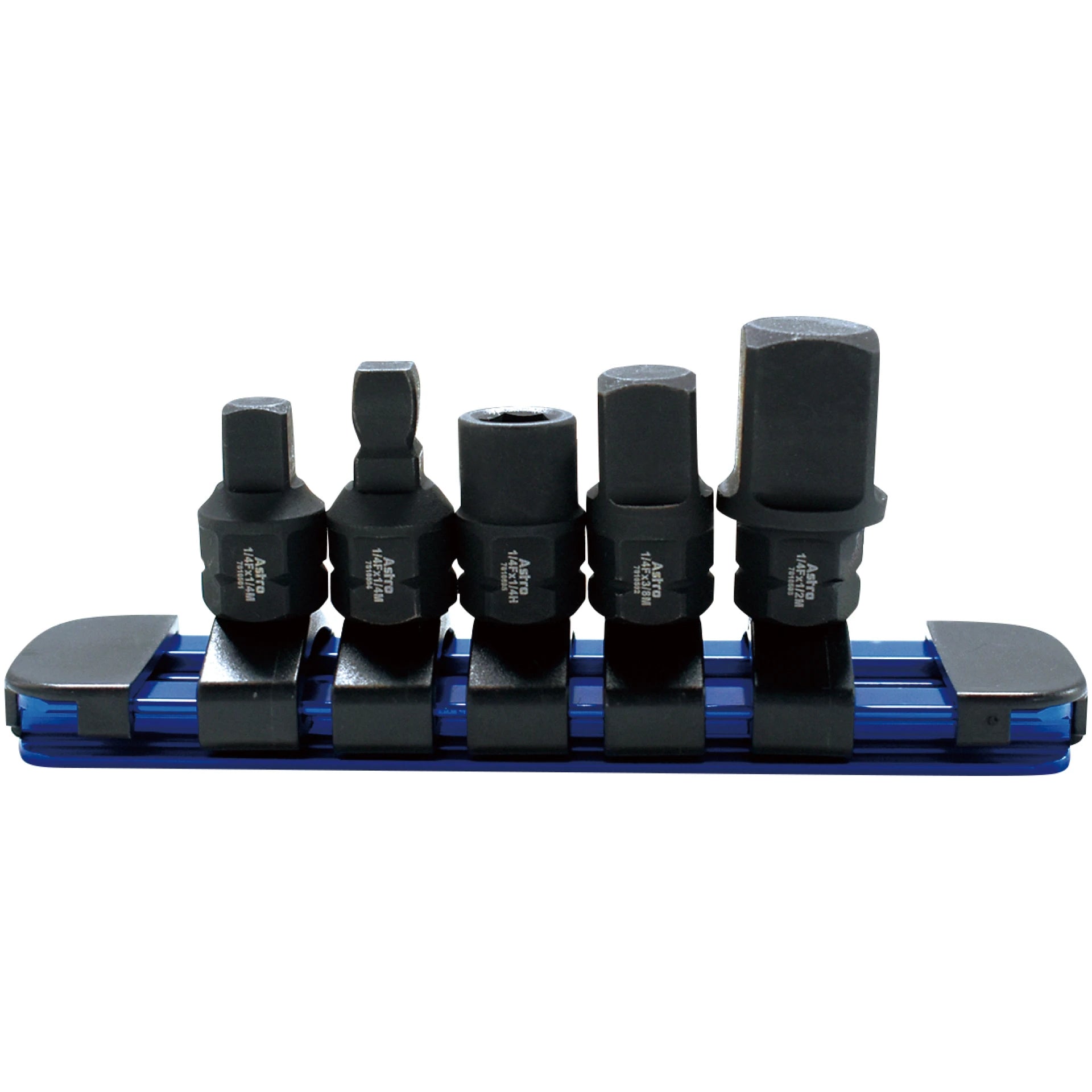 5pc 1/4″ Nano Drive Size Adapter Set
