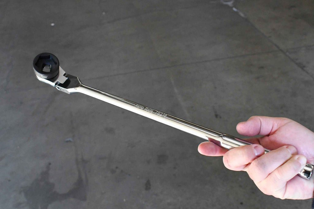 Astro Pneumatic - Extra-Long Flex Head Ratchet Wrench for 1/2" Nano Sockets