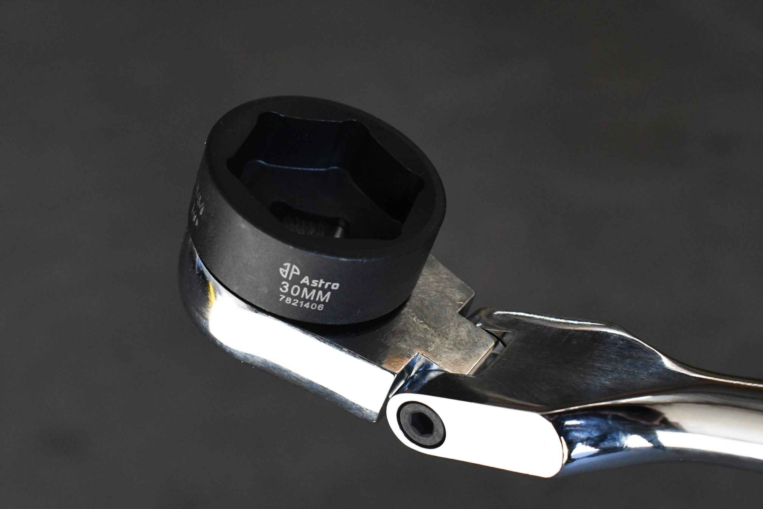 Astro Pneumatic - Extra-Long Flex Head Ratchet Wrench for 1/2" Nano Sockets