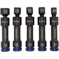 1/2″ Drive 12-Point Pinless Heavy-Duty Driveline Impact Socket Set