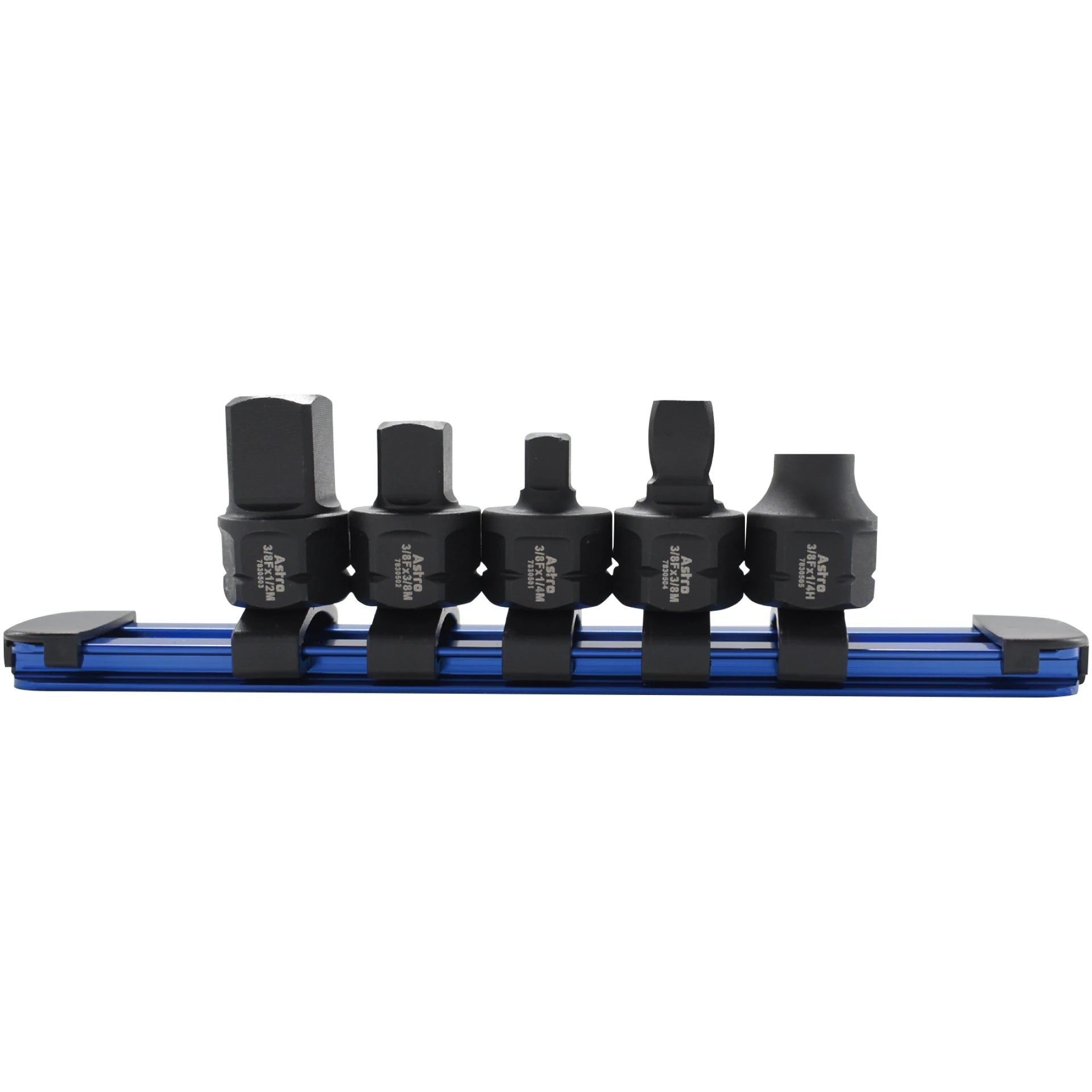 5pc 3/8″ Nano Drive Size Adapter Set