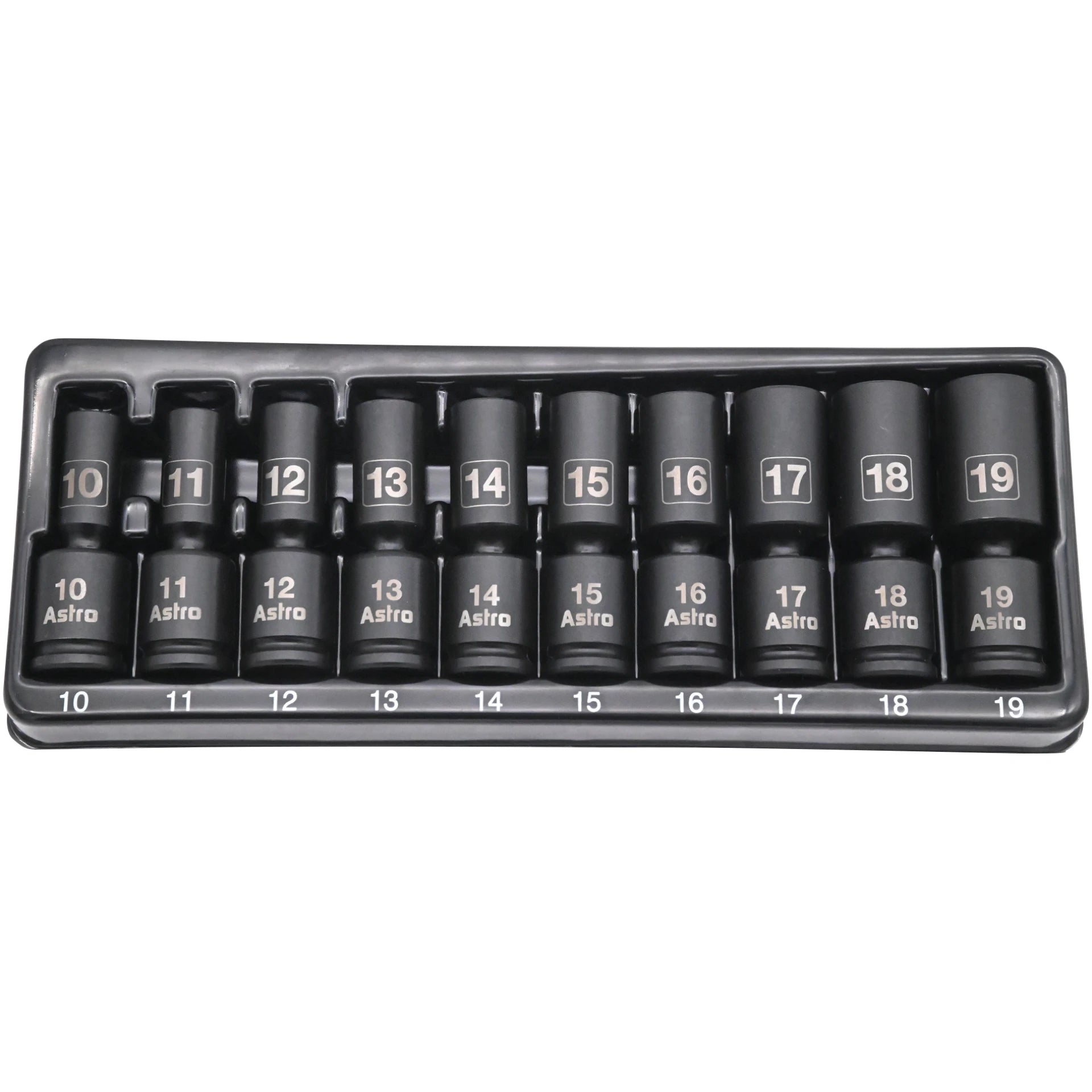 3/8″ Drive Mid-Length Pinless Universal Impact Sockets – Metric