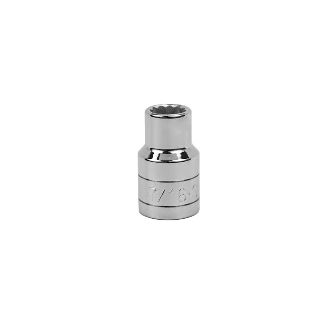 SK Tools USA - 1/2" Drive 12 Point Fractional Standard Chrome Socket (3/8" - 9/16")