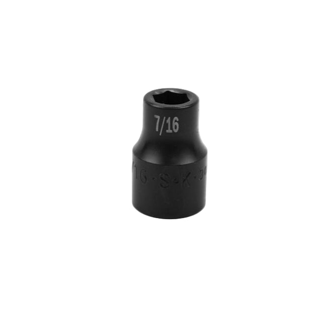 SK Tools USA - 1/2" Drive 6 Point Standard Fractional Impact Socket (3/8"-15/16")