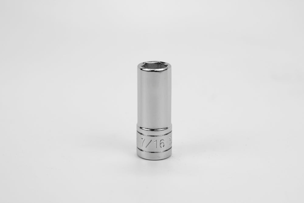 SK Tools USA - 3/8" Drive 6 Point Fractional Deep Chrome Socket (5/16" - 1")