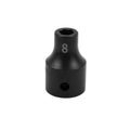 SK Tools USA - 1/2" Drive 6 Point Standard Metric Impact Socket (8mm-20mm)