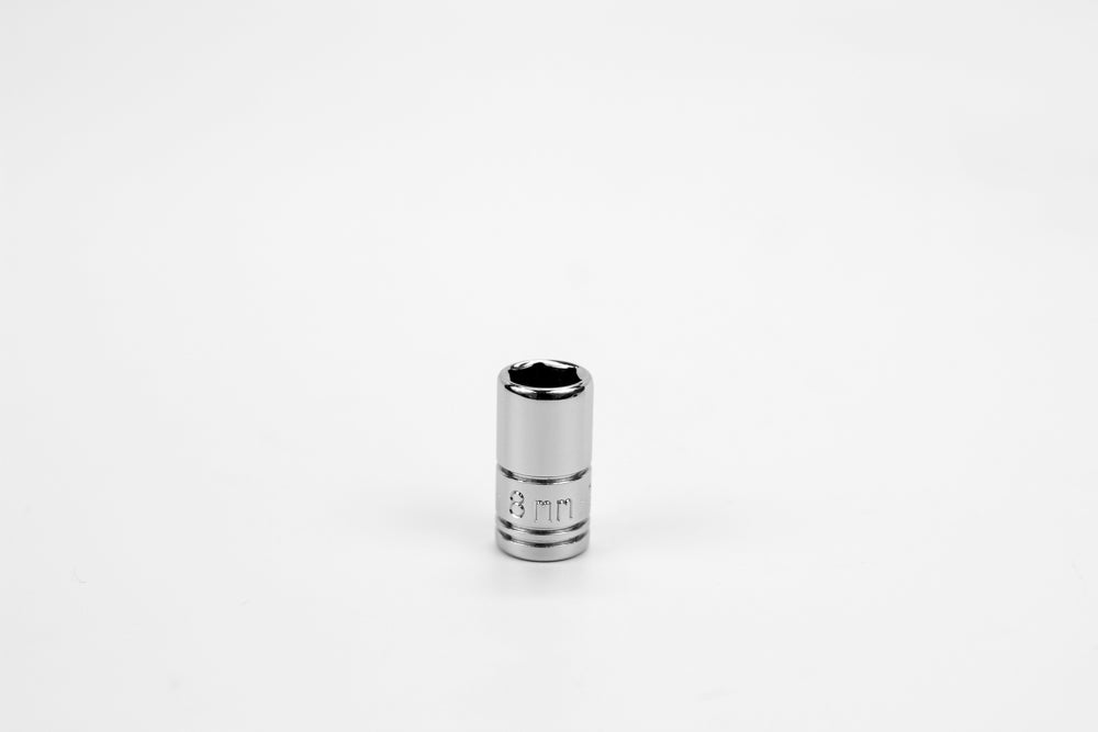 SK Tools USA - 1/4" Drive 6 Point Metric Standard Chrome Socket (4mm - 16mm)