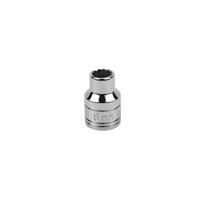 SK Tools USA - 3/8" Drive Chrome 12-Point Standard Socket (8mm–22mm)