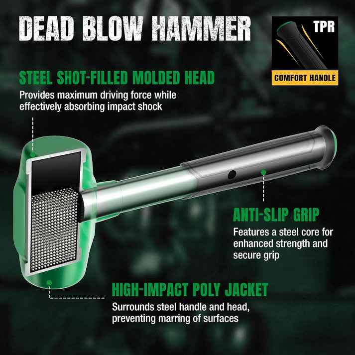 SK Tools USA - 28 oz. Dead Blow Hammer, SK02506