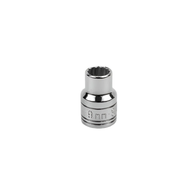 SK Tools USA - 3/8" Drive Chrome 12-Point Standard Socket (8mm–22mm)