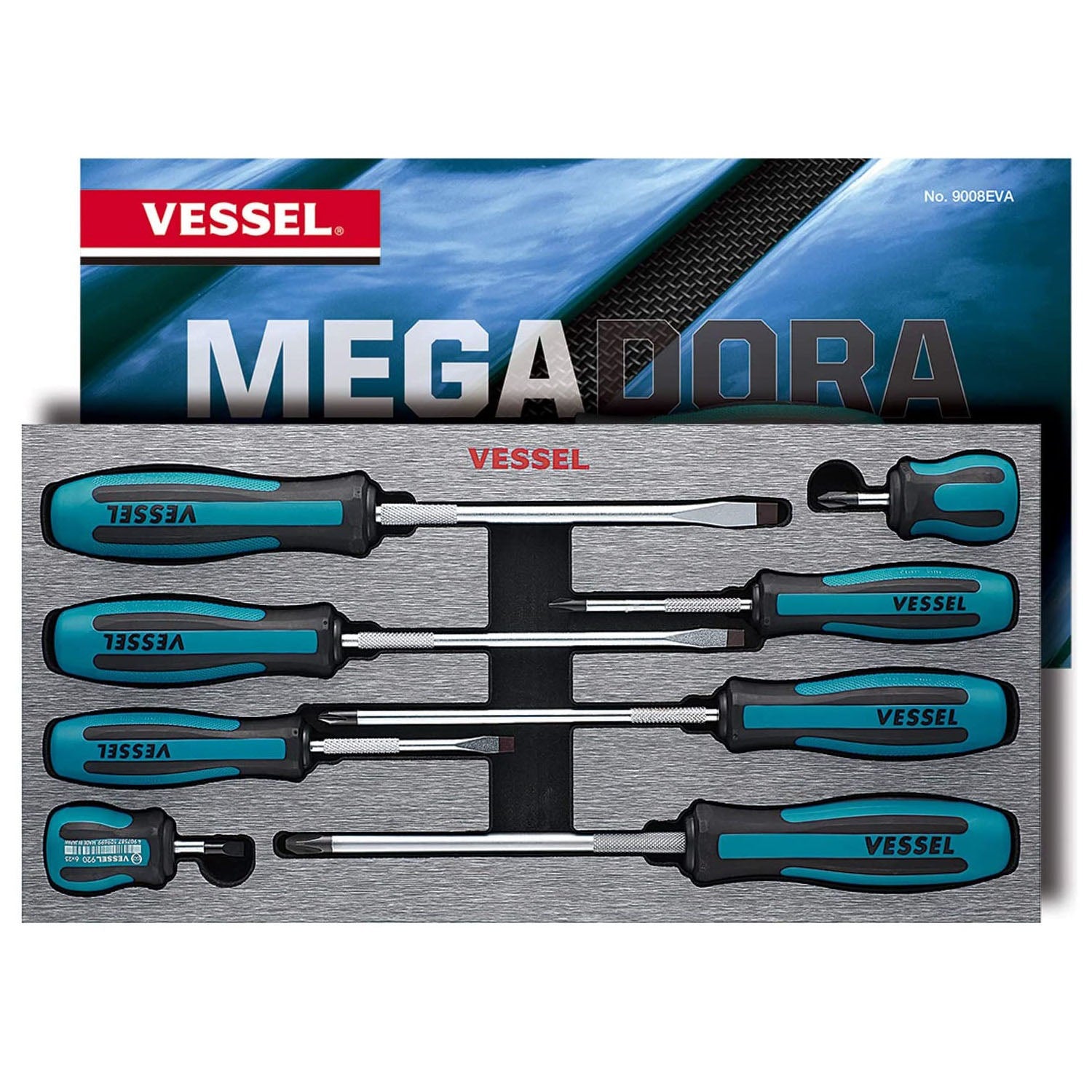MEGADORA JAWSFIT® Screwdriver 8PC. Set