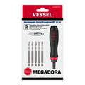 MEGADORA Interchangeable Ratchet Screwdriver 5PC. Bit Set