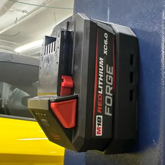 STS Auto Design MW1860F - Milwaukee Style Forge 6.0 Magnetic Battery Cover