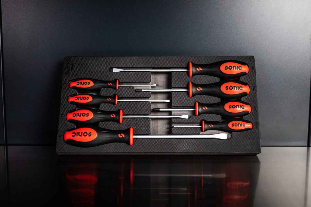 Sonic Tools - Screwdriver Set, 8-PCS - SMALL SFS