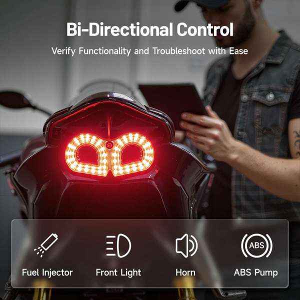 TOPDON 5 Inch Motorcycle Diagnostic Tool