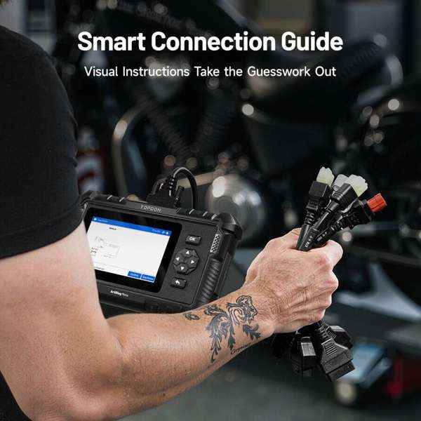 TOPDON 5 Inch Motorcycle Diagnostic Tool