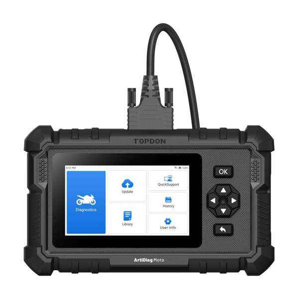 TOPDON 5 Inch Motorcycle Diagnostic Tool
