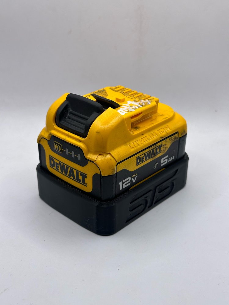 STS Auto Design DWDCB126 – Dewalt 12V 5.0Ah DCB126 Magnetic Battery Cover