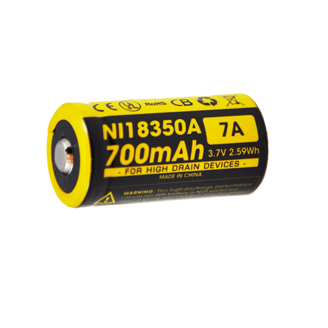 Nitecore IMR18350 700mAh Rechargeable 18350 Battery