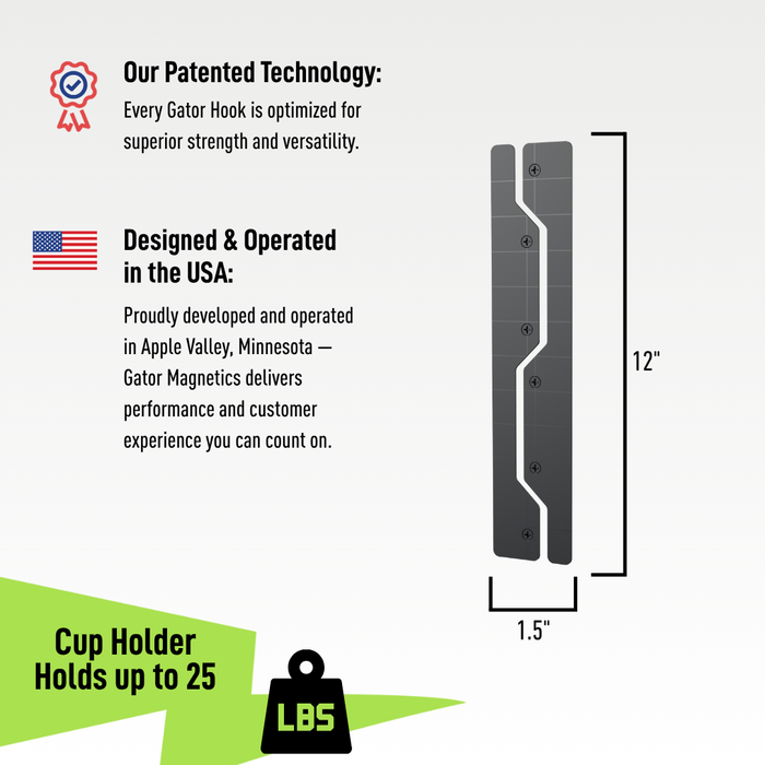 Gator Magnetics - Steel Edge Caps 2-Pack