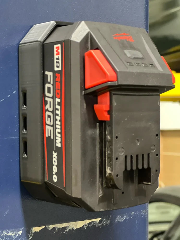 STS Auto Design MW1860F - Milwaukee Style Forge 6.0 Magnetic Battery Cover