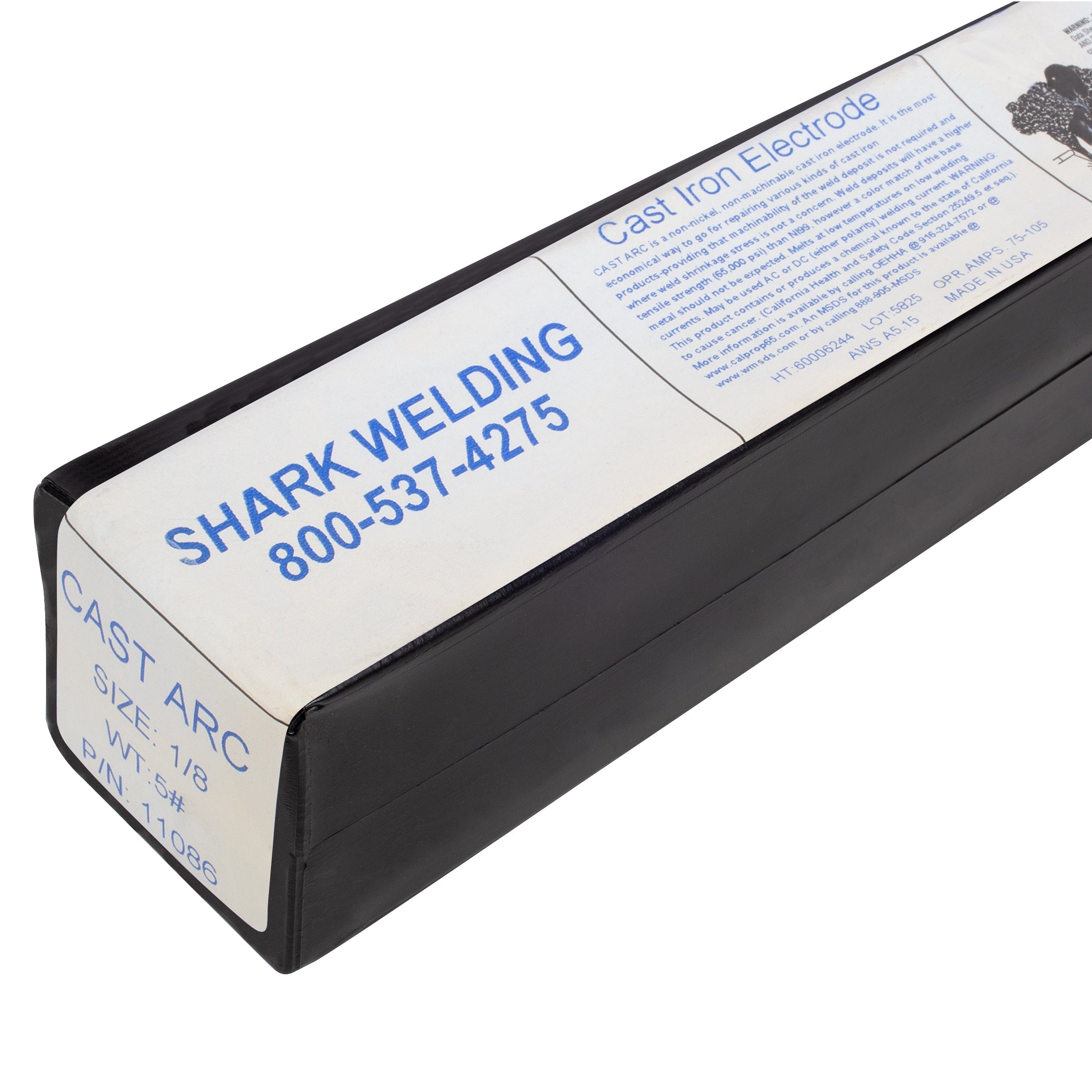 Shark Industries - Normacast Electrode Made from a Steel-Nickel Alloy Non-Machinable