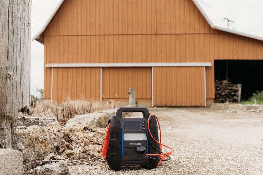 TOPDON 2-in-1 4500 Peak Amp Jump Starter & Battery/System Tester