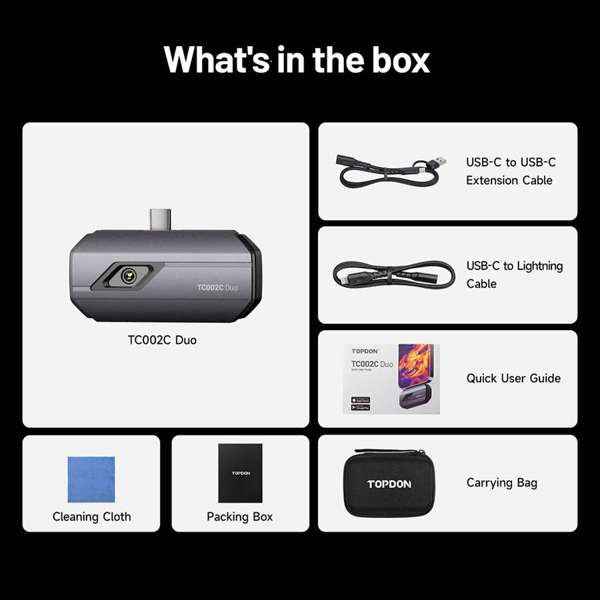 TOPDON Thermal Imaging Camera for iOS & Android Type-C Devices