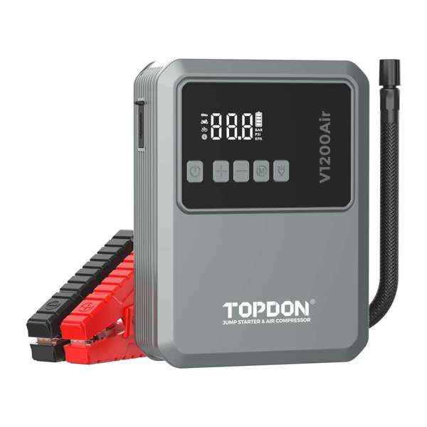 TOPDON 2-in-1 1200 Peak Amp Jump Starter & Tire Inflator