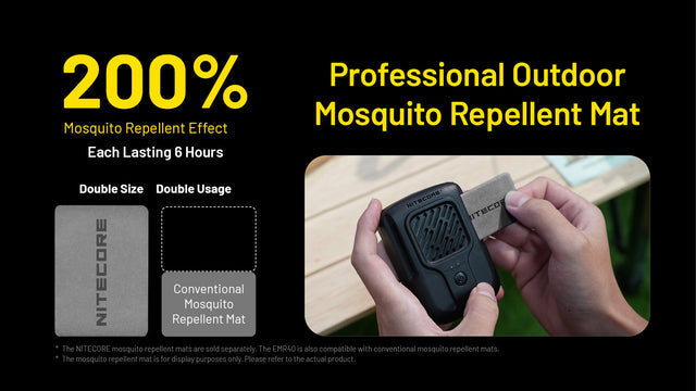 Nitecore EMR40 Portable Rechargeable Multipurpose Mosquito Repeller - Ridge Toolbox