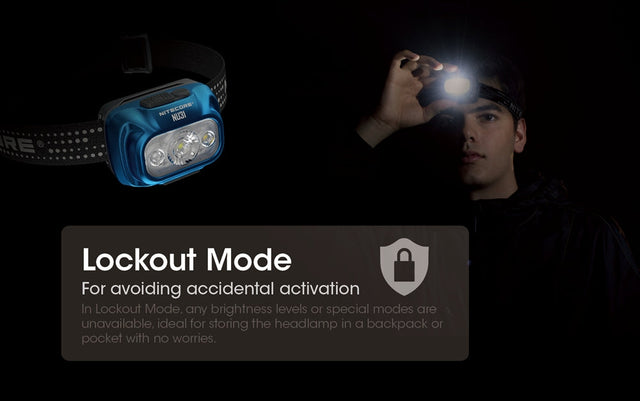 Nitecore NU31 550 Lumen LED Rechargeable Headlamp