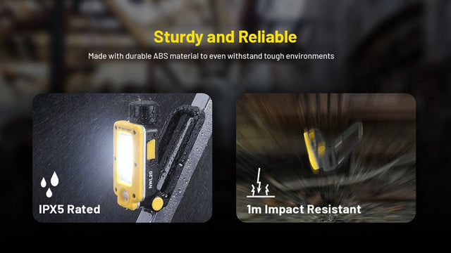Nitecore NWL20 600 Lumens Rechargeable COB Mechanics Work Light - Ridge Toolbox