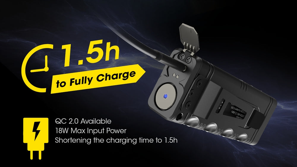 Nitecore TM12K 12,000 Lumen Rechargeable Flashlight