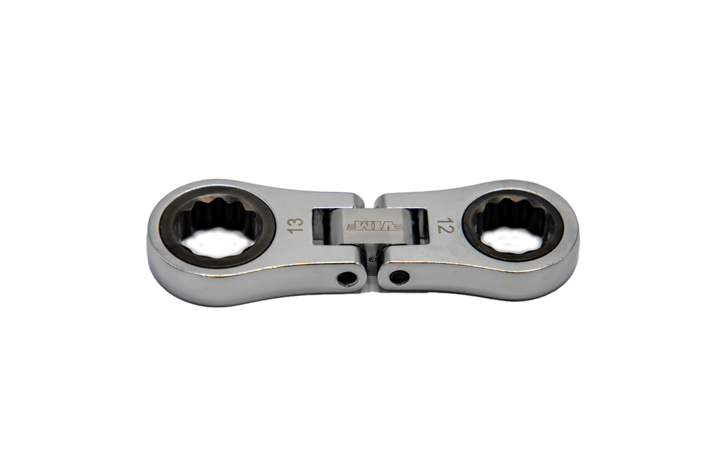 VIM Tools - 3 pc. Nano Flex Palm Ratcheting Wrench Set – Metric