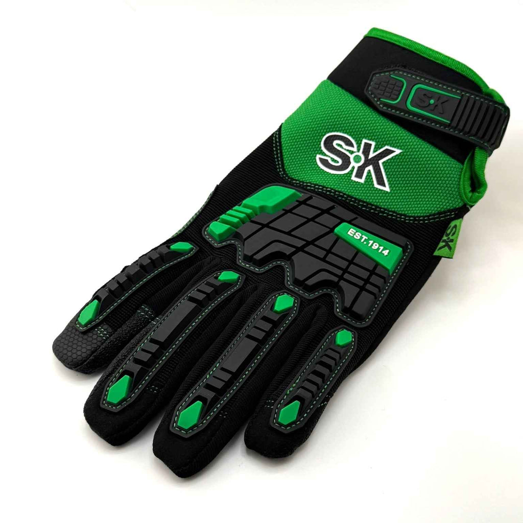 SK Tools USA - Heavy-Duty Impact Work Gloves (Large - XL)