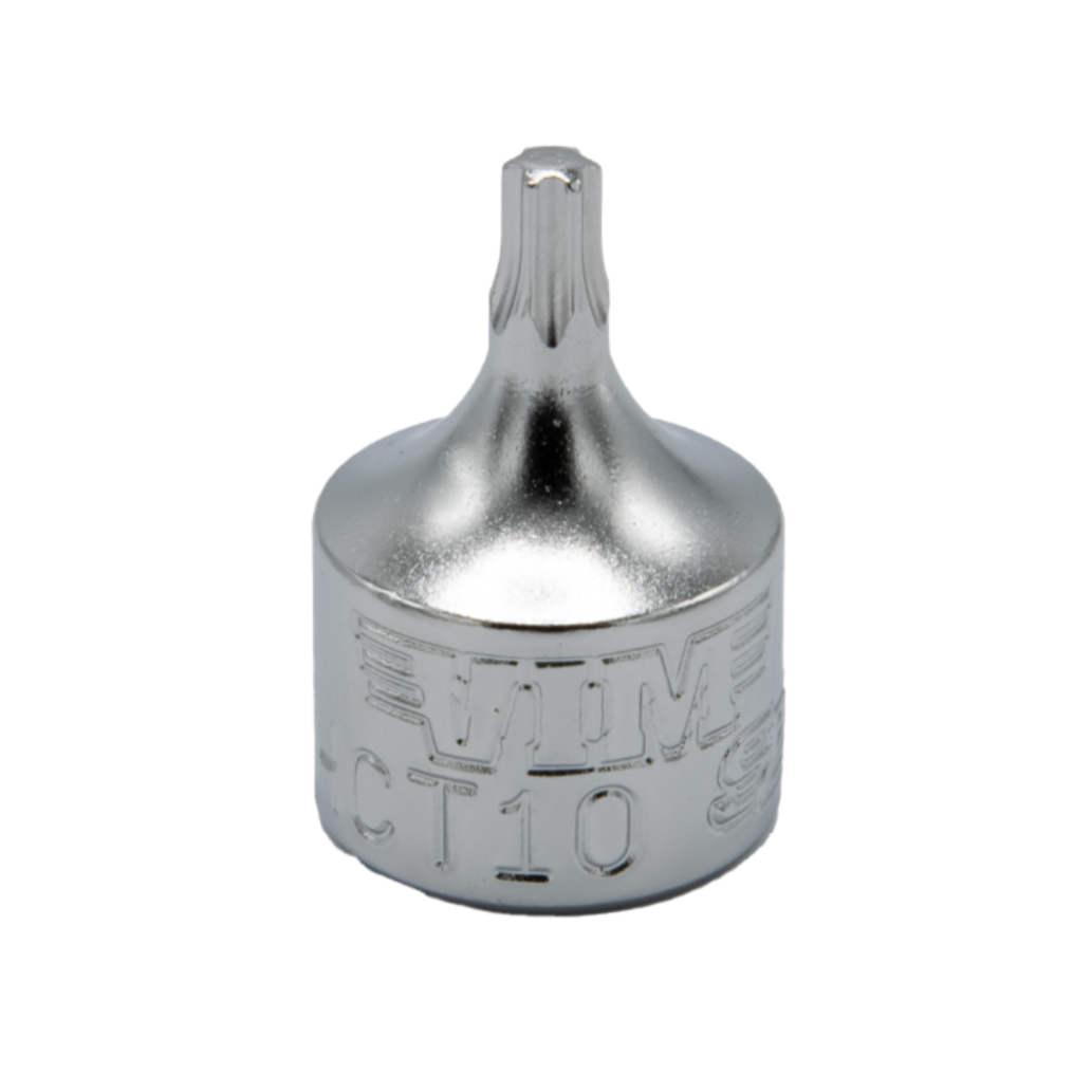 VIM Tools - T10 – 1/2 CUT Torx Driver, 1/4″ square drive, 3/4″ OAL, S2 steel