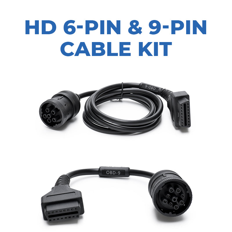 TOPDON Heavy Duty Cable Kit 6 Pin & 9 Pin