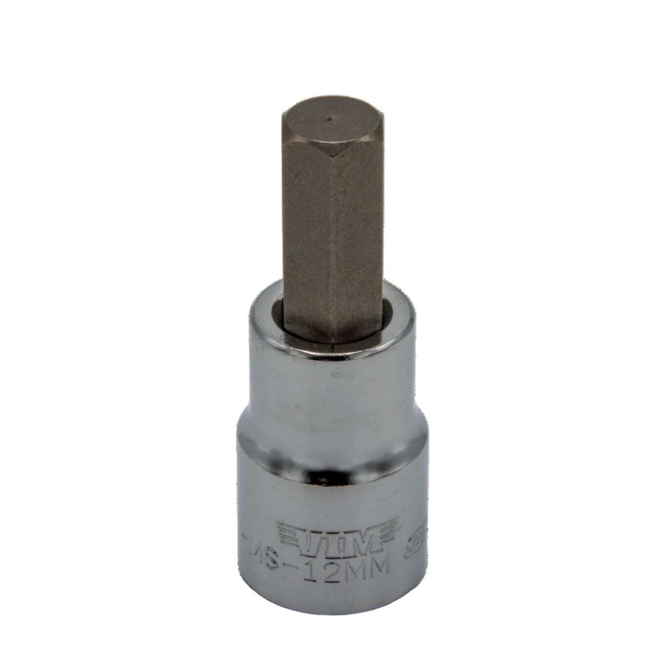 VIM Tools - Hex Bit, Satin Chrome 1/2” sq. dr. Bit Holder (10mm-22mm)