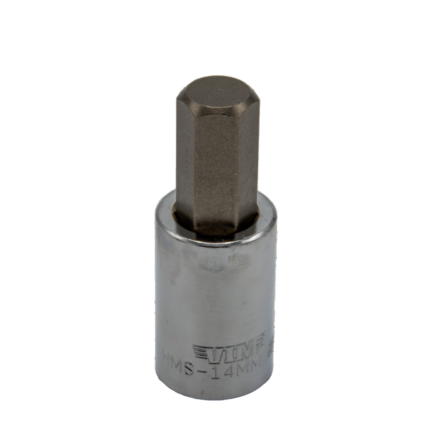 VIM Tools - Hex Bit, Satin Chrome 1/2” sq. dr. Bit Holder (10mm-22mm)