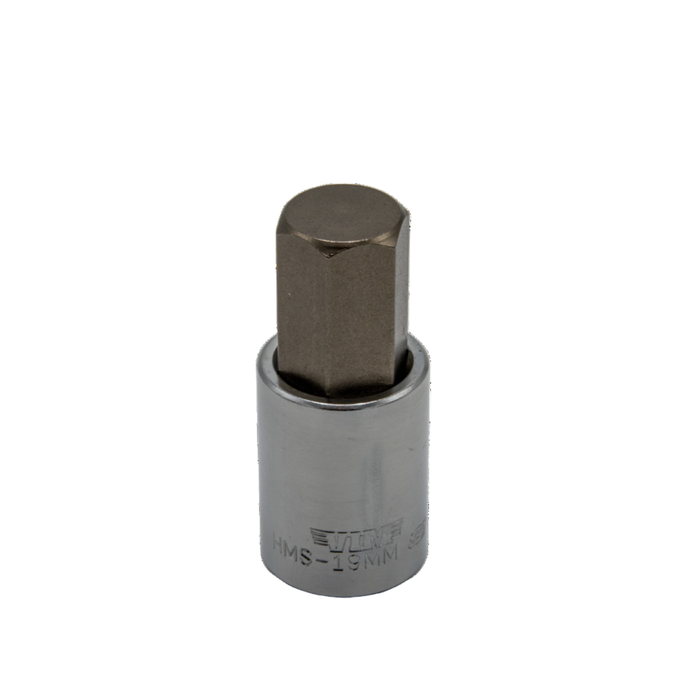 VIM Tools - Hex Bit, Satin Chrome 1/2” sq. dr. Bit Holder (10mm-22mm)