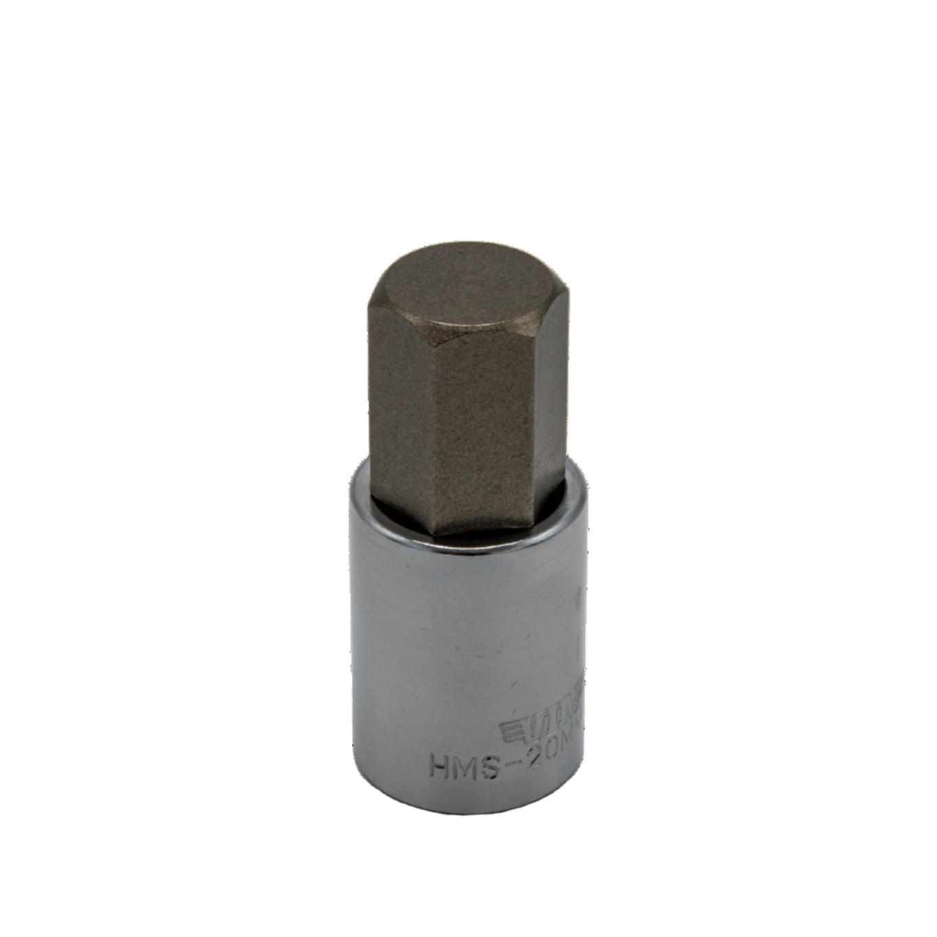 VIM Tools - Hex Bit, Satin Chrome 1/2” sq. dr. Bit Holder (10mm-22mm)