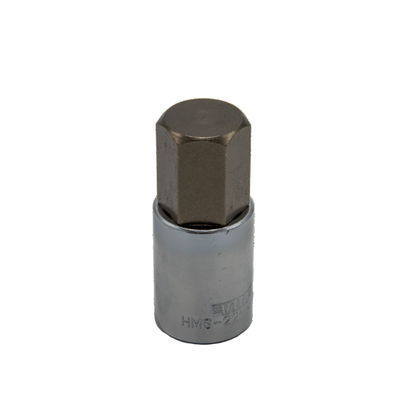VIM Tools - Hex Bit, Satin Chrome 1/2” sq. dr. Bit Holder (10mm-22mm)