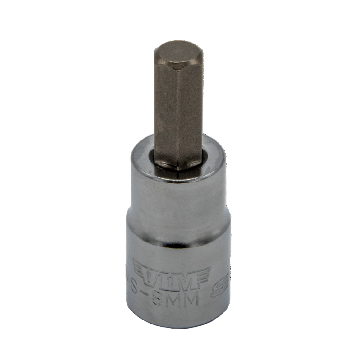 VIM Tools - Hex Bit, Satin Chrome 3/8” sq. dr. Bit Holder (3mm-9mm)