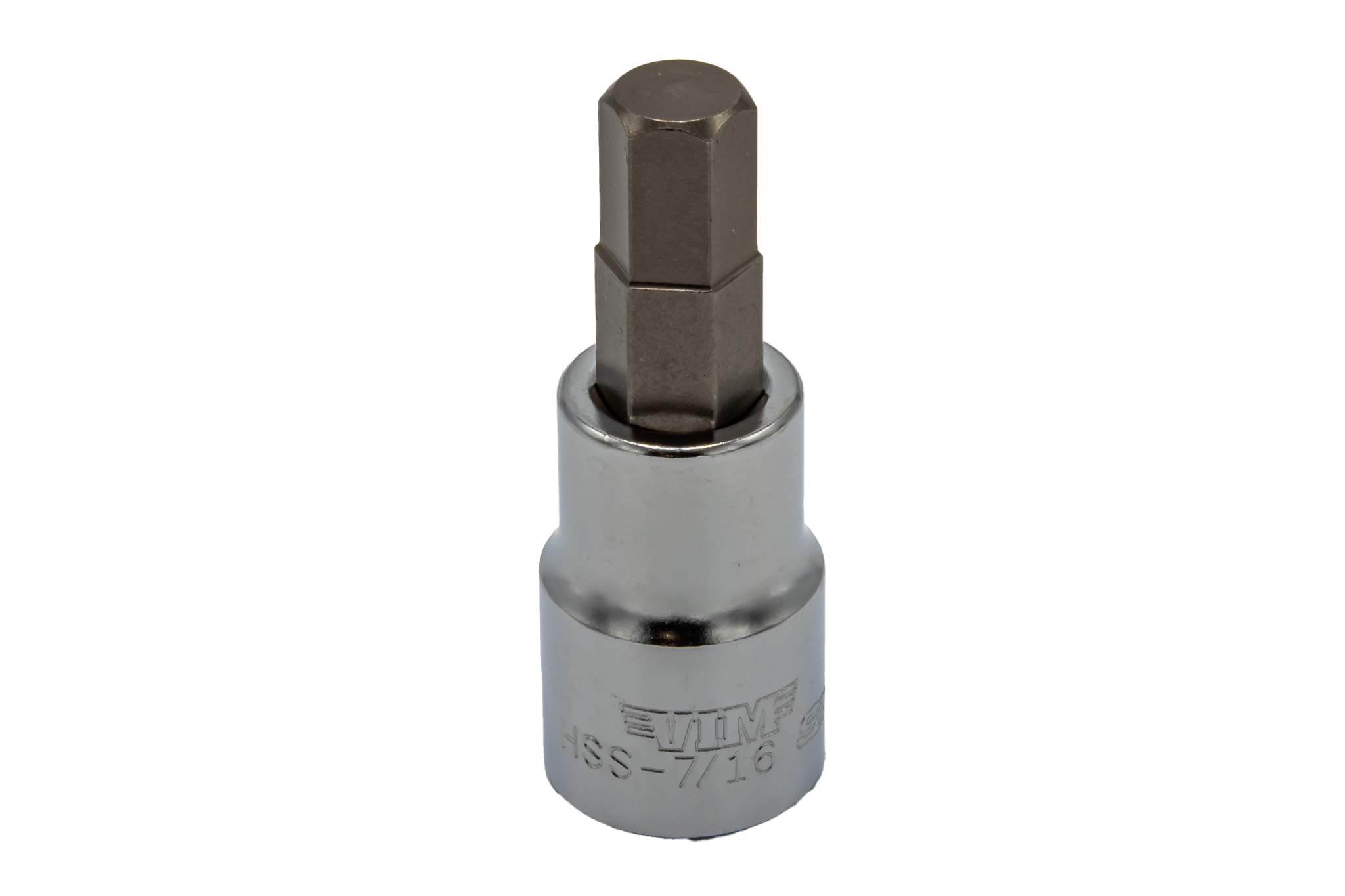 VIM Tools - Hex Bit Satin Chrome Bit Holders (1/2” - 9/64”)